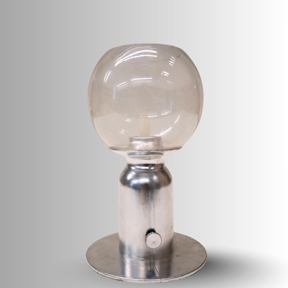 Izzhaar Glass Globe Table Lamp – Modern Industrial Ambient Light