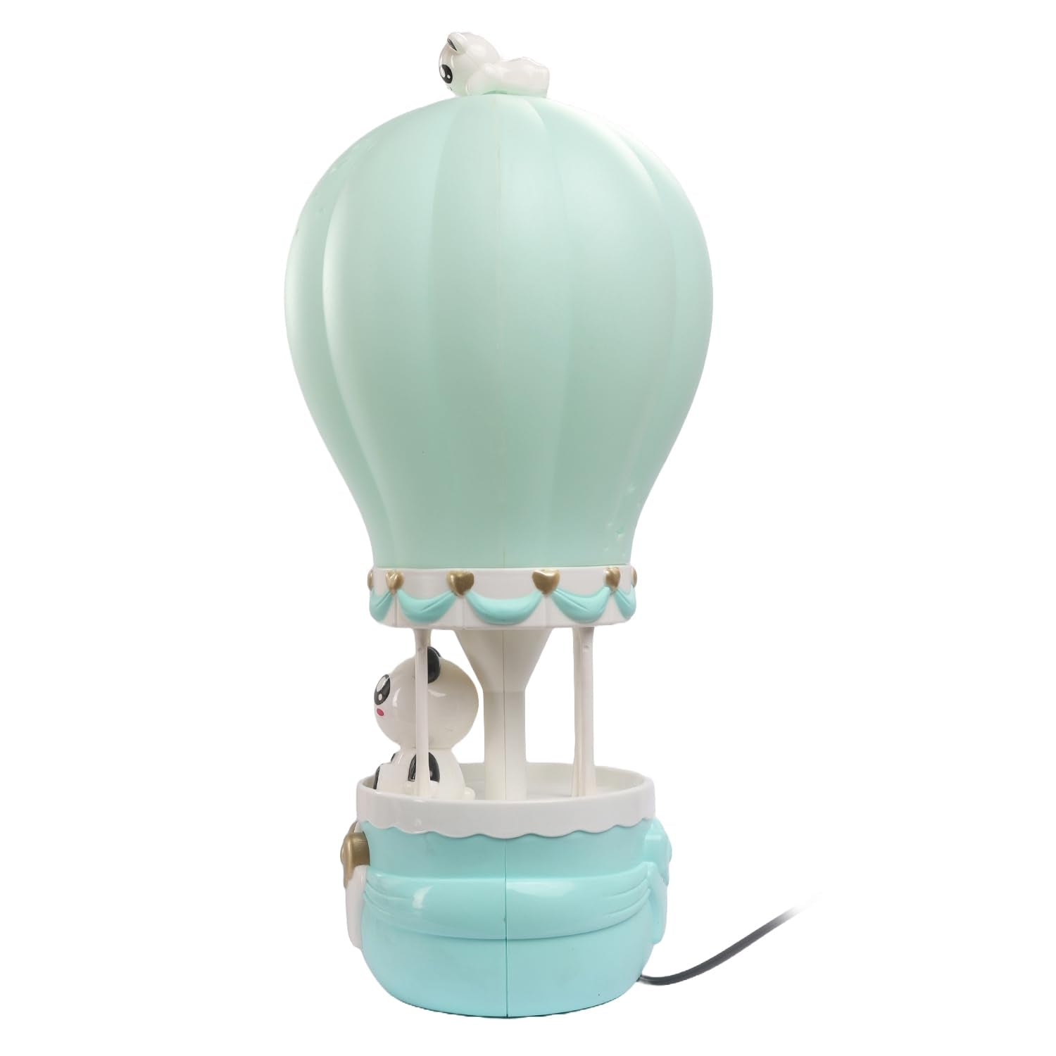 Izzhaar Panda Hot Air Balloon Night Lamp – Soft LED Kids Bedside Light