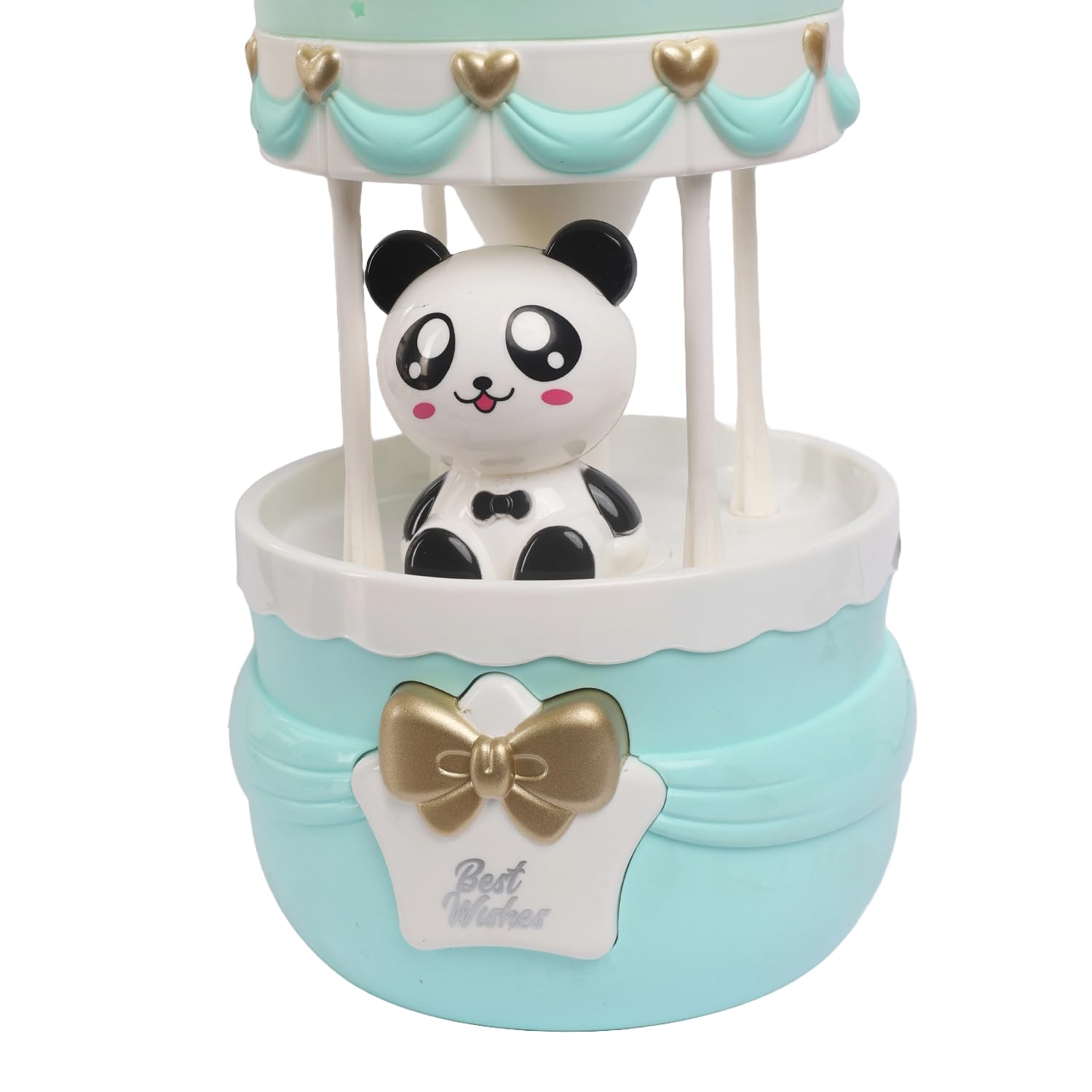 Izzhaar Panda Hot Air Balloon Night Lamp – Soft LED Kids Bedside Light