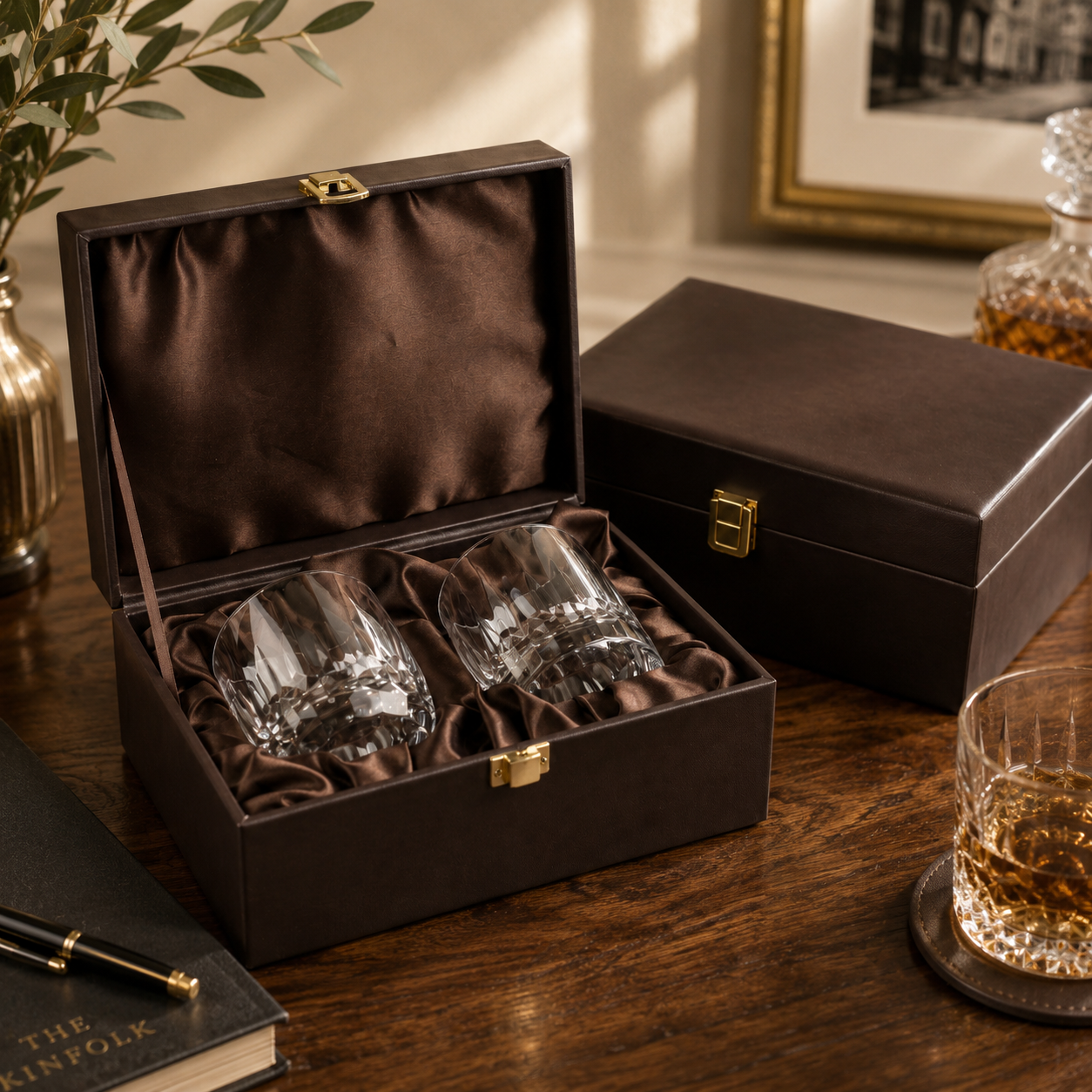 The Prestige Whiskey Glass Set Of 2.