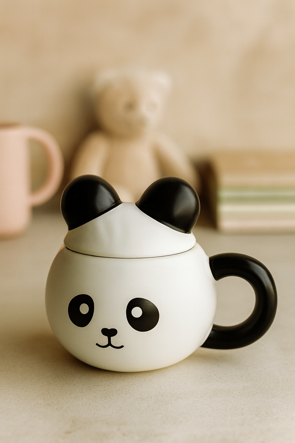 Izzhaar "Panda Pals" Cozy Mug with Lid