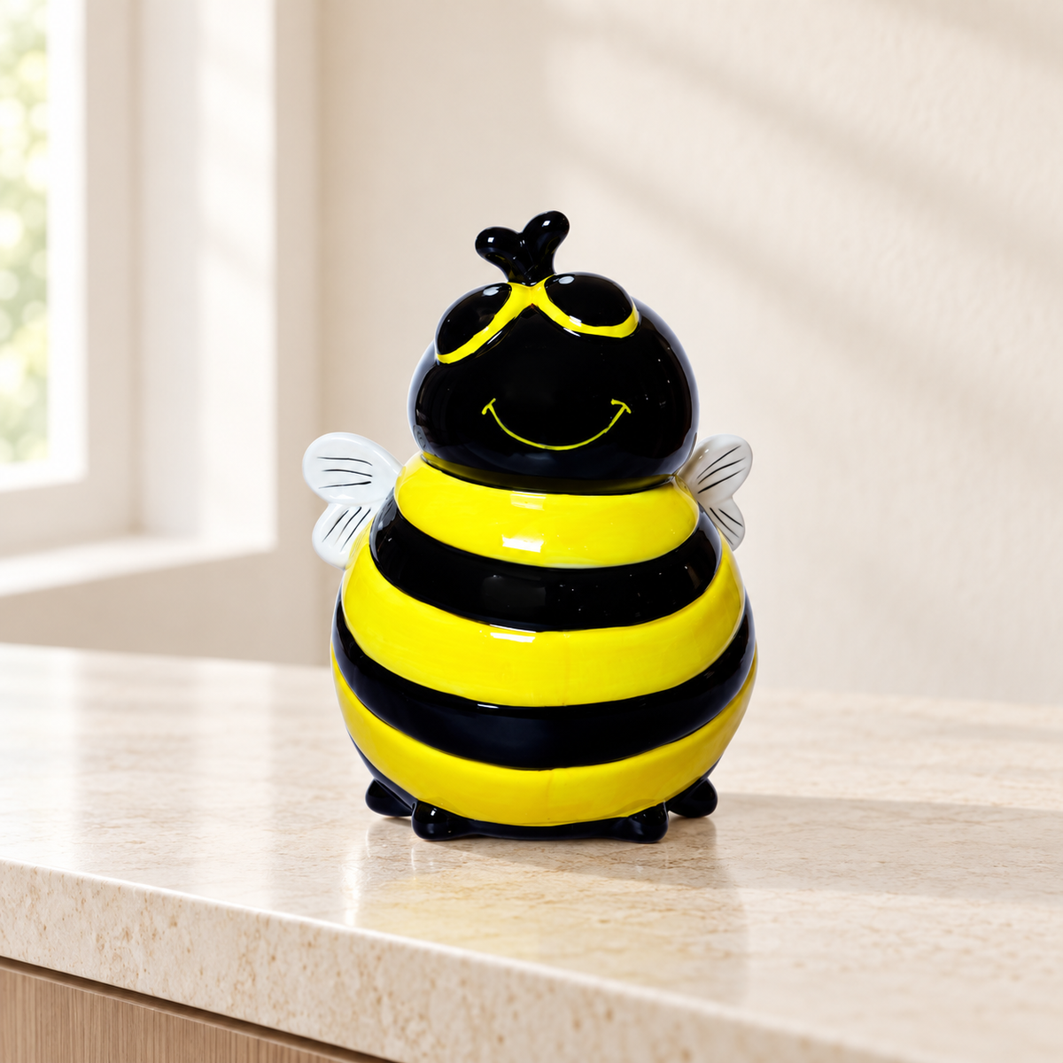 Izzhaar Honey Bee Ceramic Cookie Jar