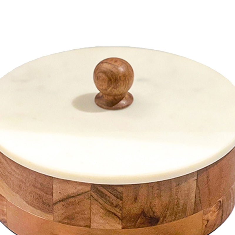 Snow Forest Round Container