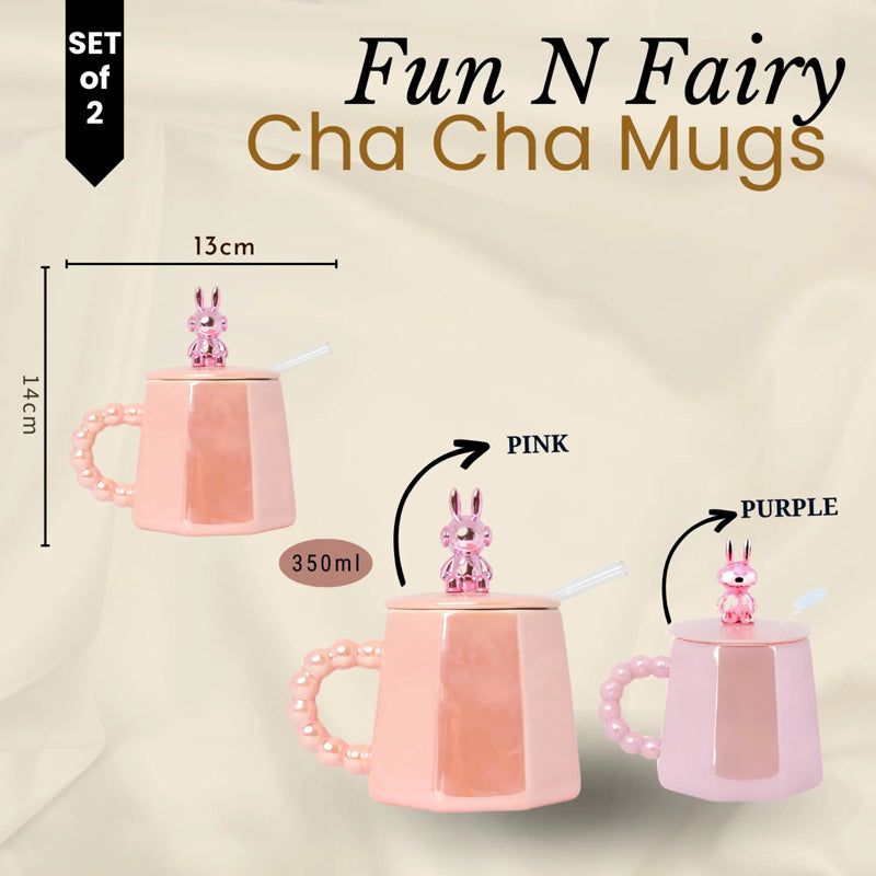 Cha Cha Mugs Set of 2