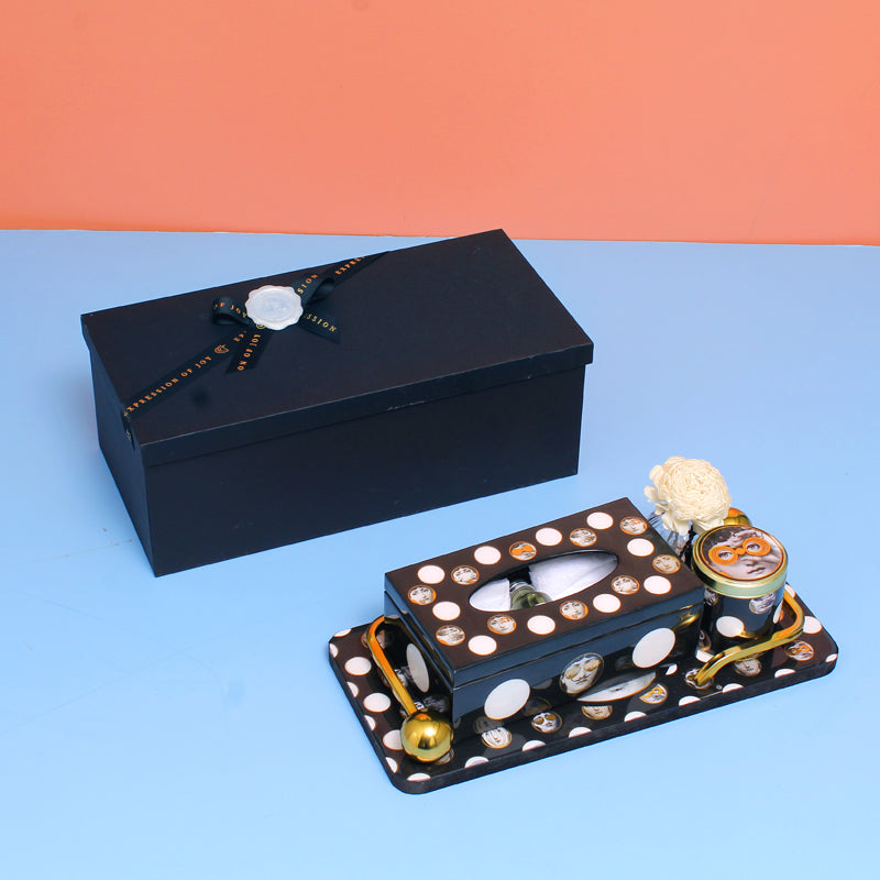 Dot Visage Powder Room Elegance