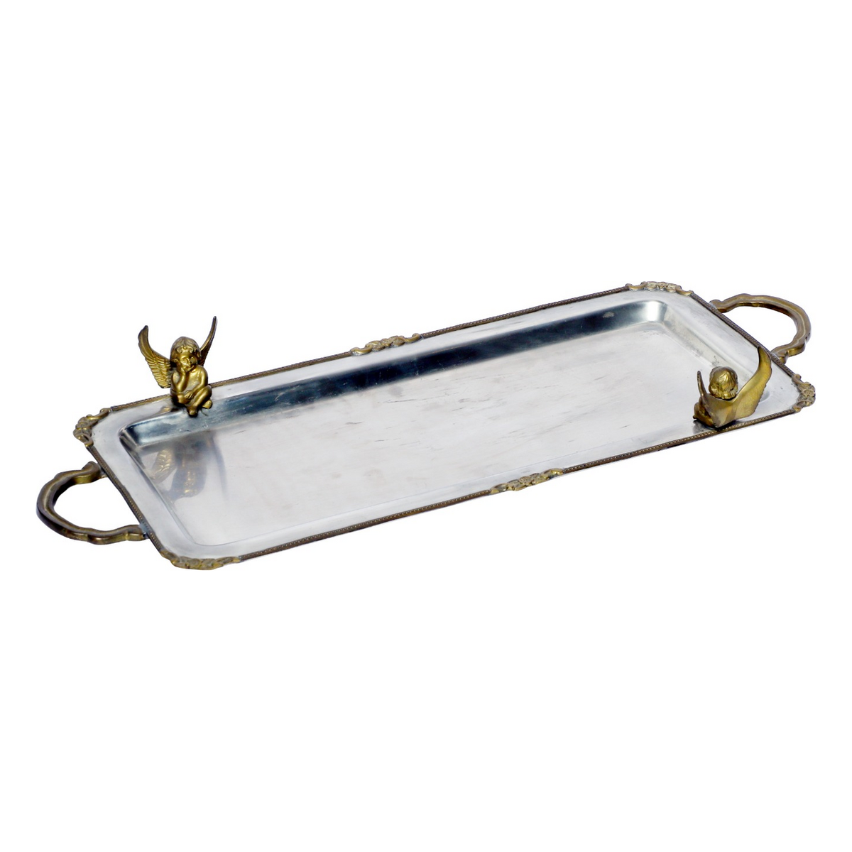 Izzhaar Angel Charm Metal Serving Tray