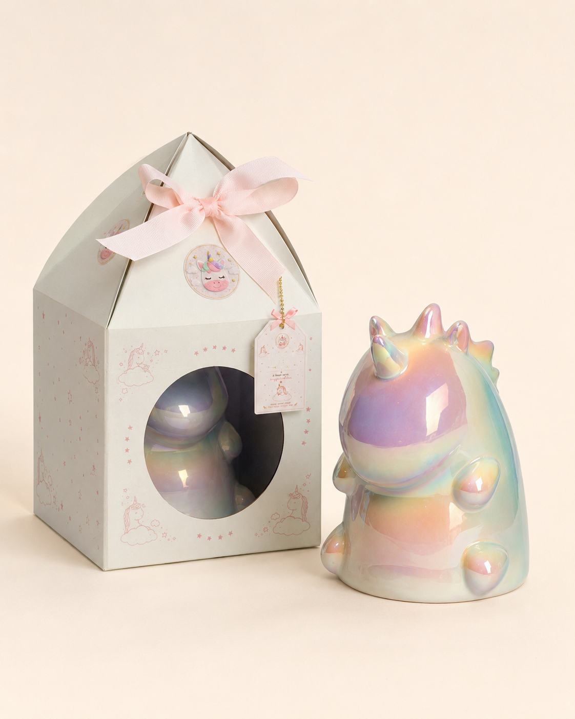 Izzhaar Magical Unicorn Ceramic Tissue Box Holder
