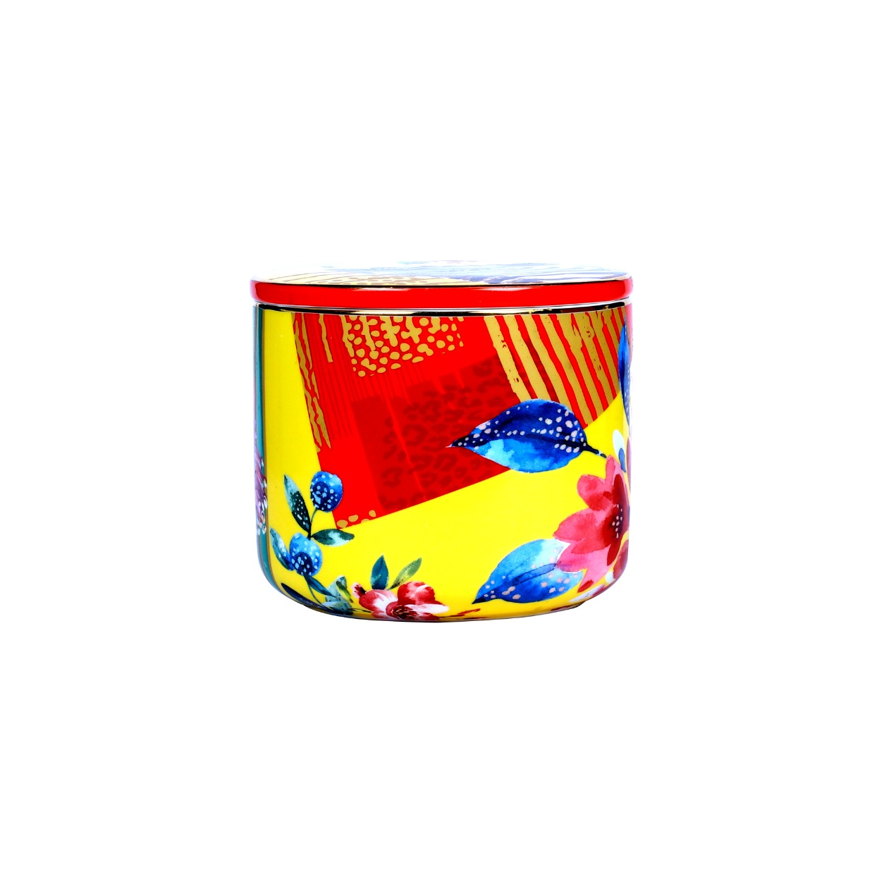 Izzhaar Wild Charm Summer Rose Candle Holder With Wax