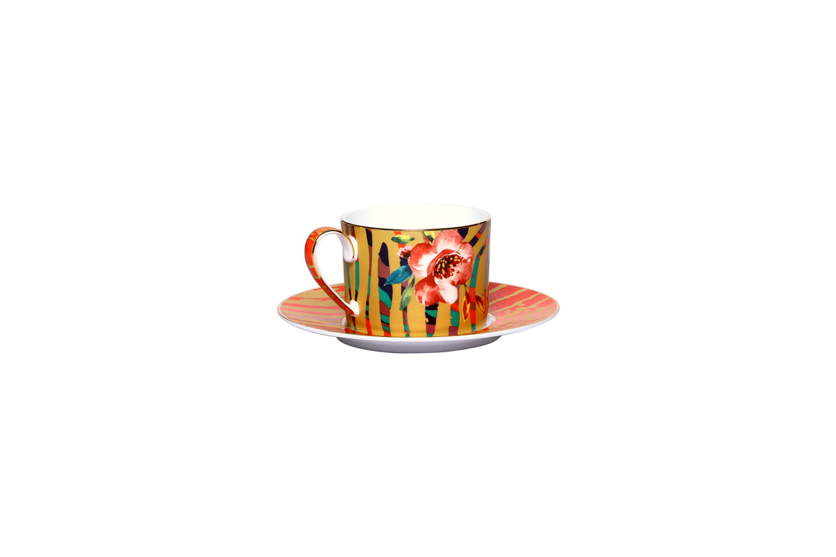 Izzhaar Wild Charm Cups & Saucers Set of 2
