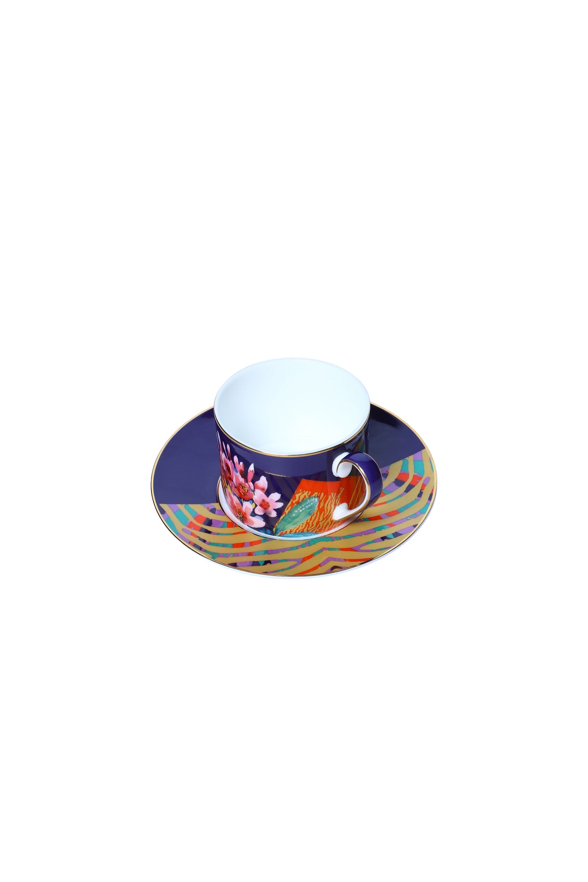 Izzhaar Wild Charm Cups & Saucers Set of 2
