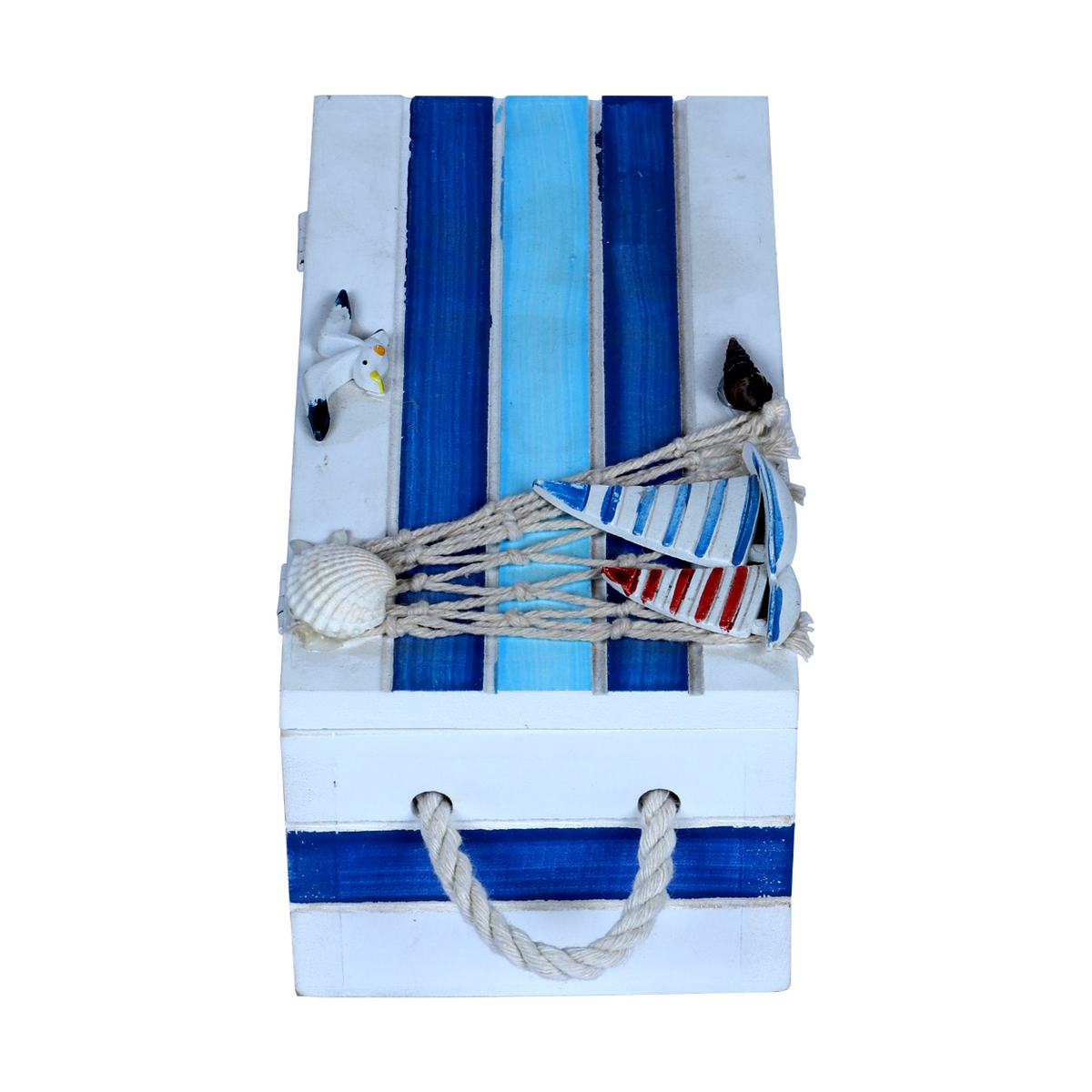 Izzhaar Ocean Breeze Wooden Chest Set of 3