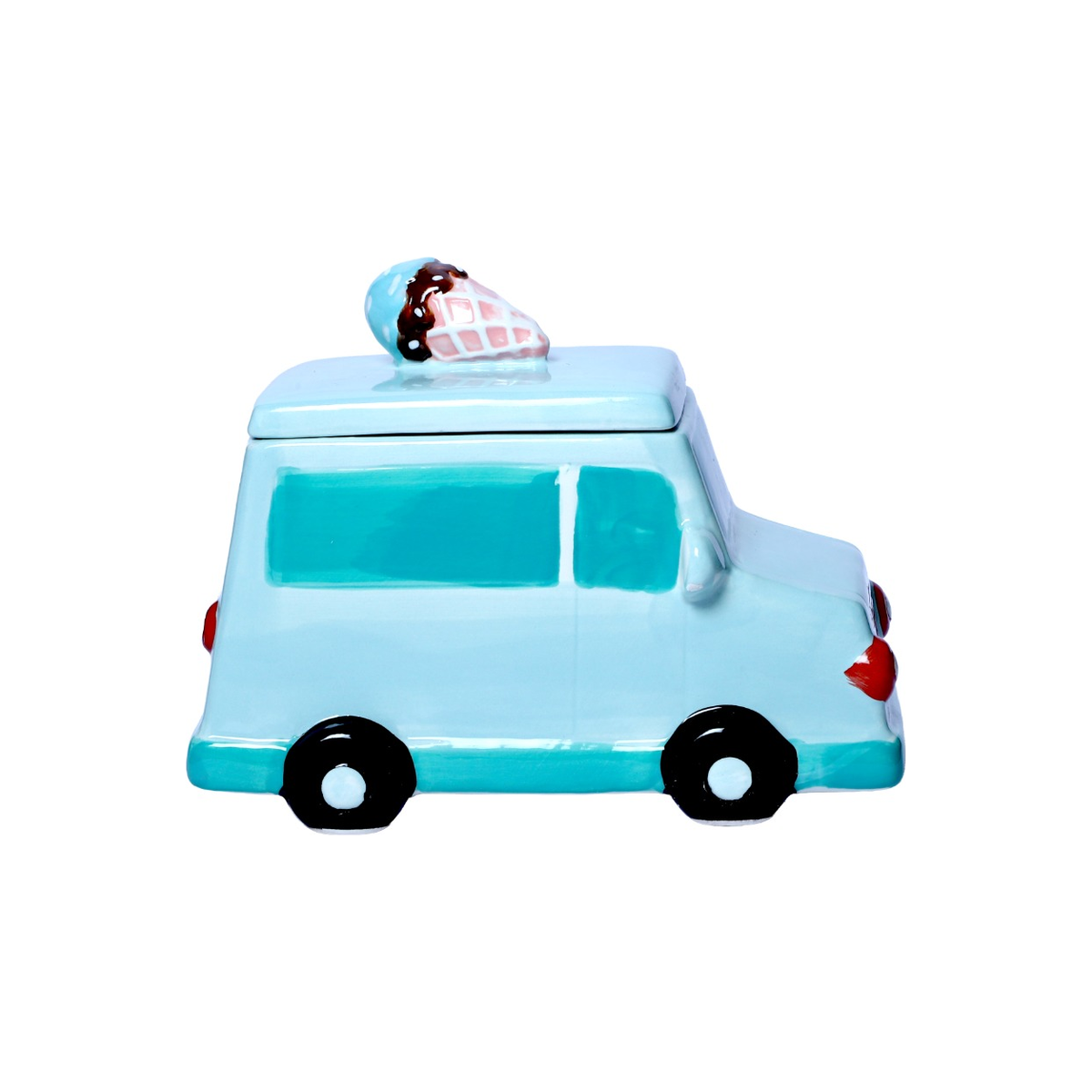 Izzhaar Ice Cream Truck Ceramic Cookie Jar
