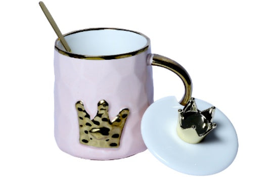 Izzhaar Royal Crown Mugs-Purple