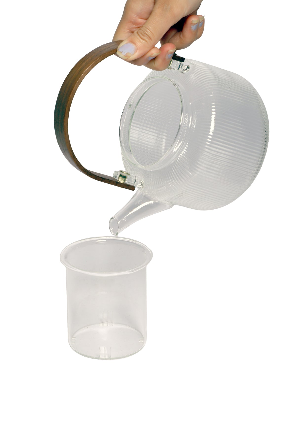 Izzhaar Heritage Glass Tea Set with Teapot & 6 Cups