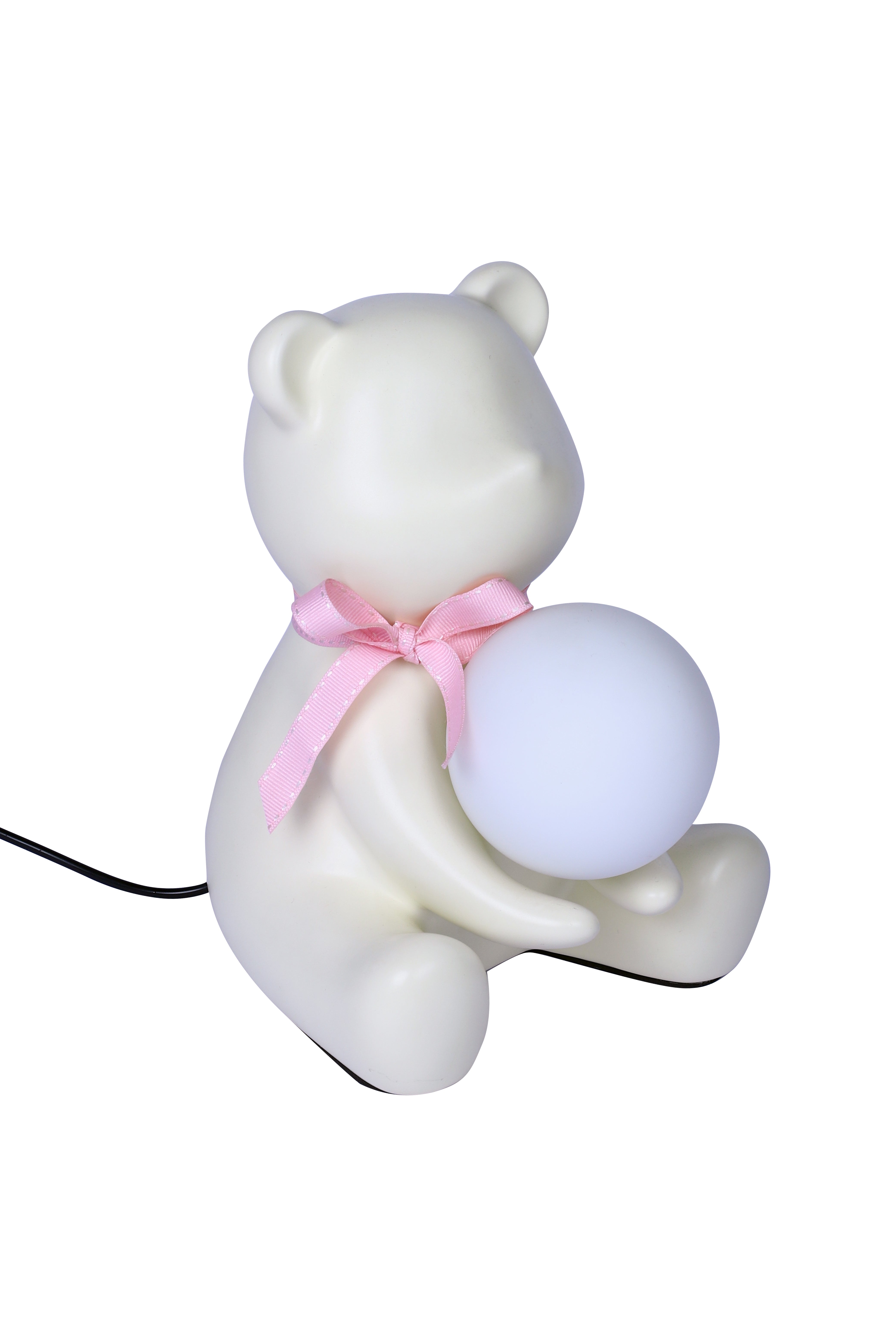 Izzhaar Bear Table Lamp-Matte Vanilla Ice(Q)/Teddy