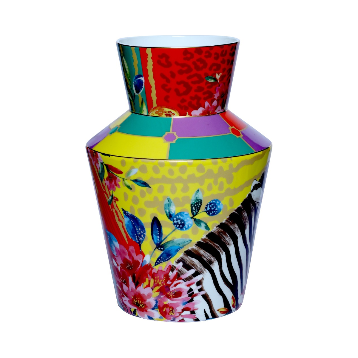 Izzhaar Wild Charm Zebra Vase