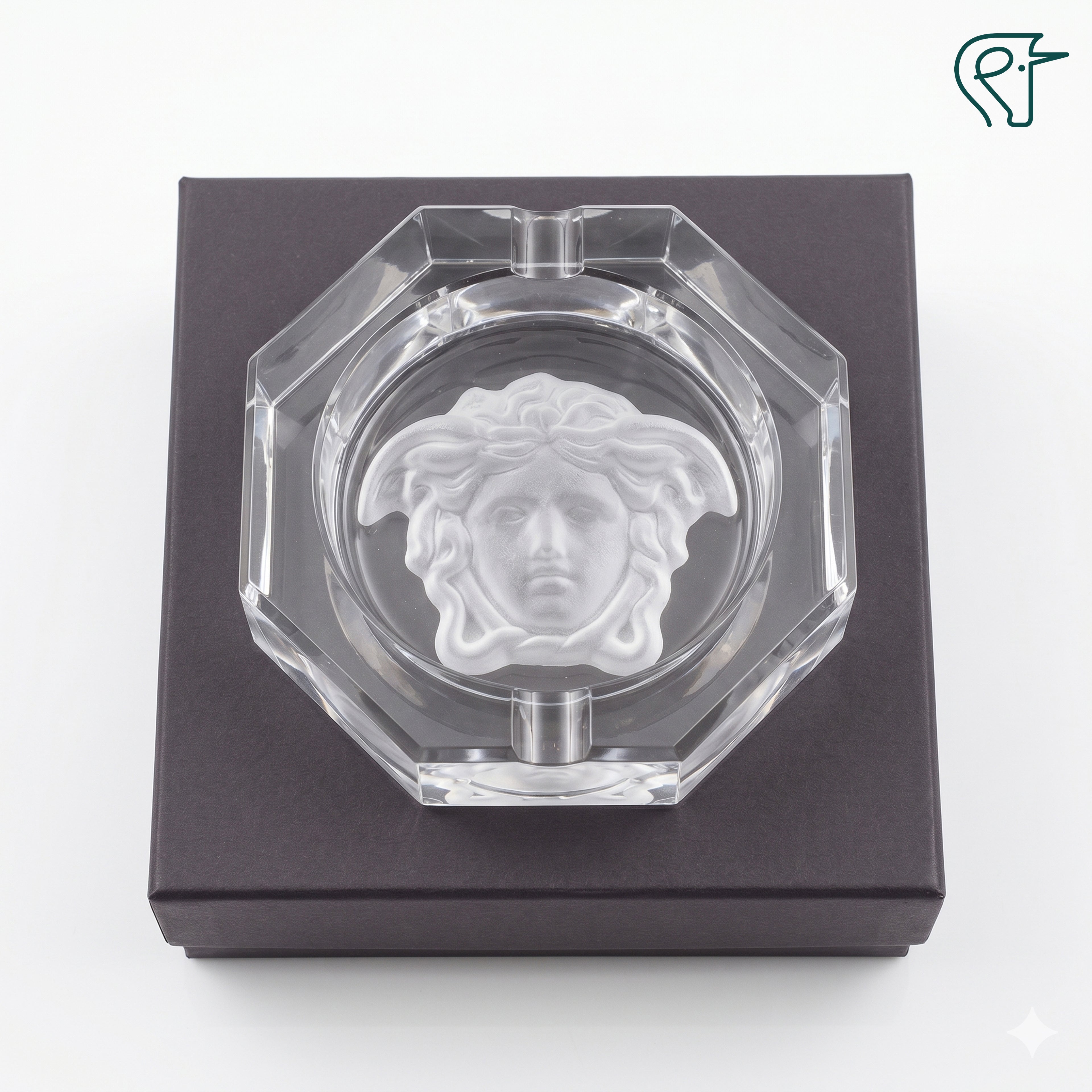 Medusa Crystal Ash Tray.