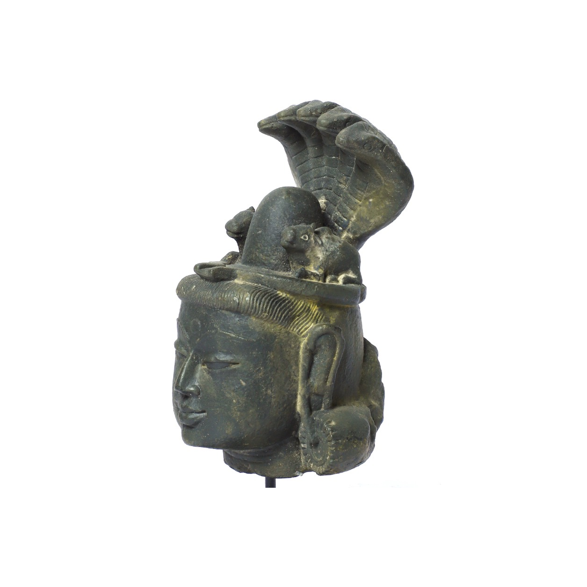 Izzhaar Mahadev Shiva Head Sculpture with Stand