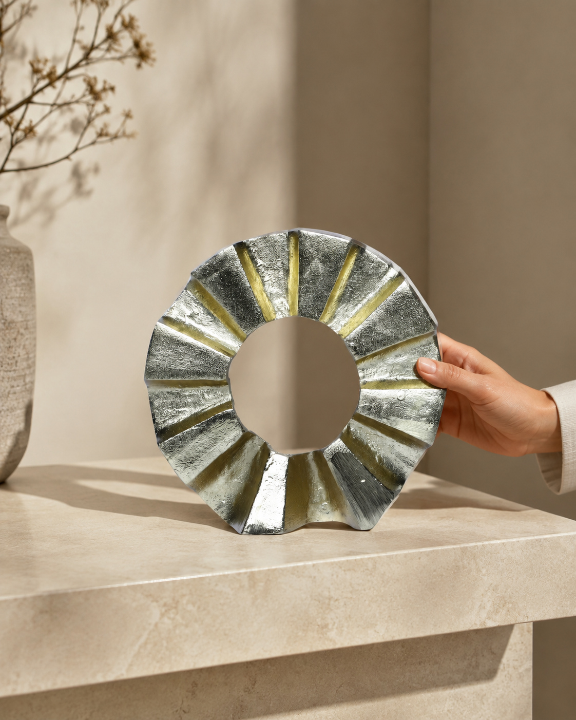Izzhaar Decorative Metal Table Sculpture