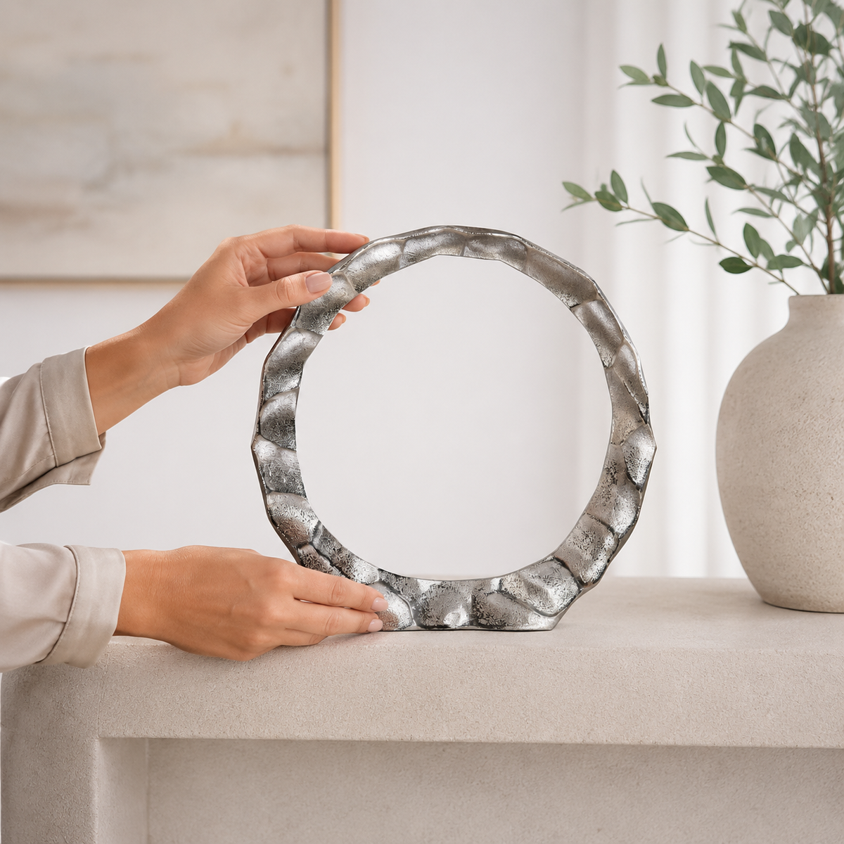 Izzhaar Orbit Metal Table Accent