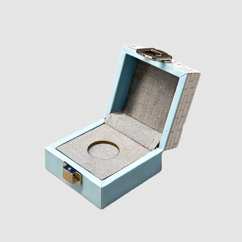 Roman Blue Single Coin Box
