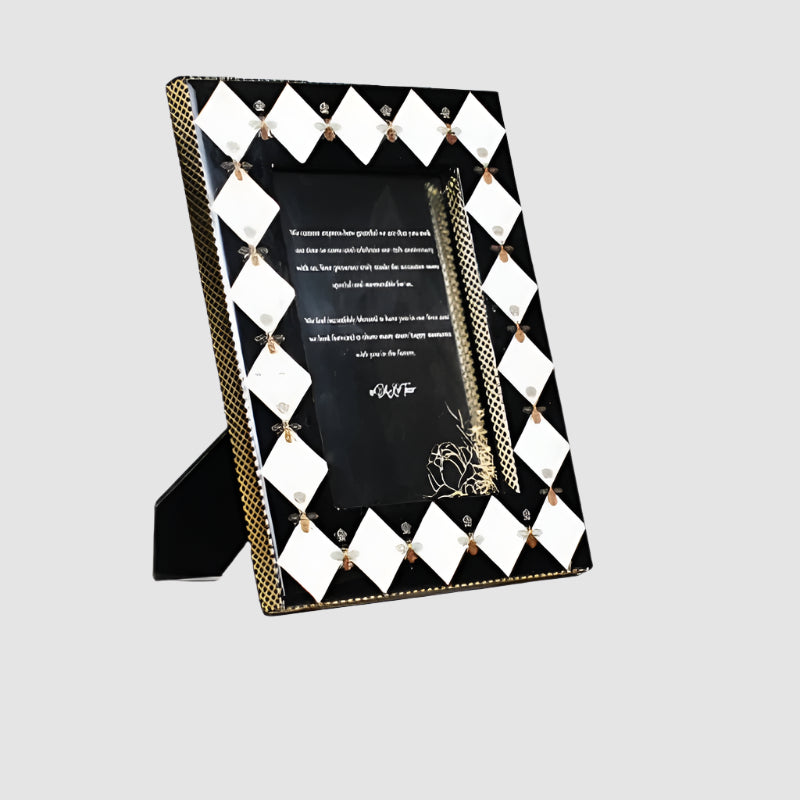 Gingham Bee Photoframe