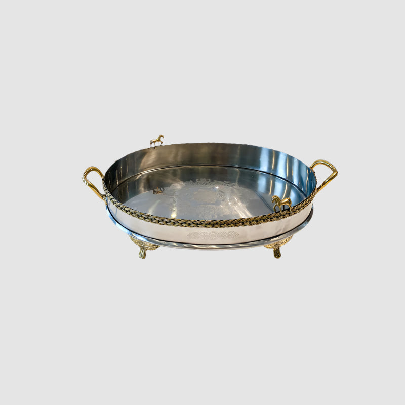 Mustang Oval Serving Tray
