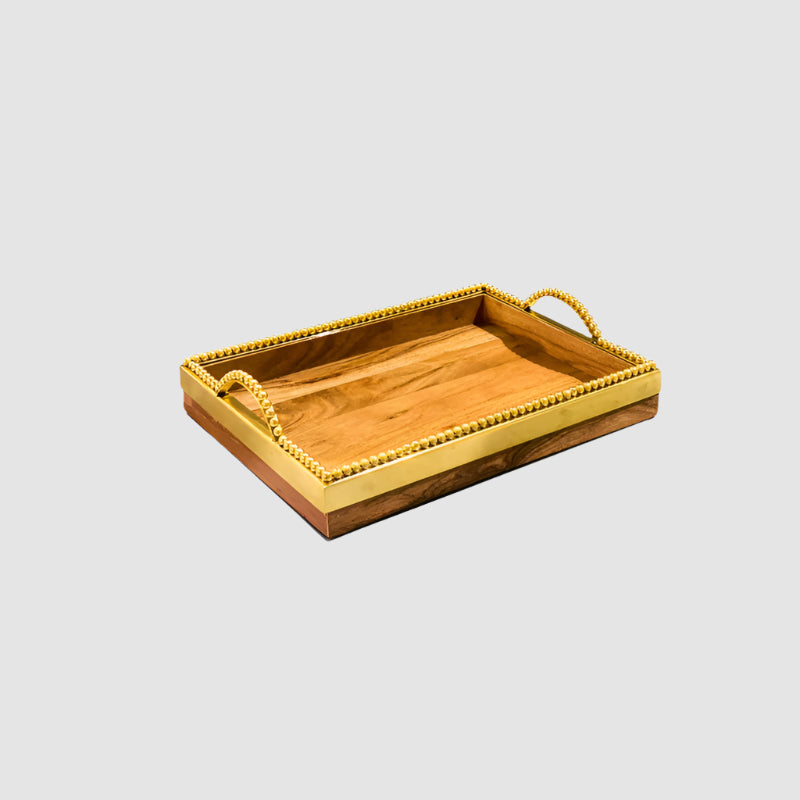 Golden Forest Serving Tray