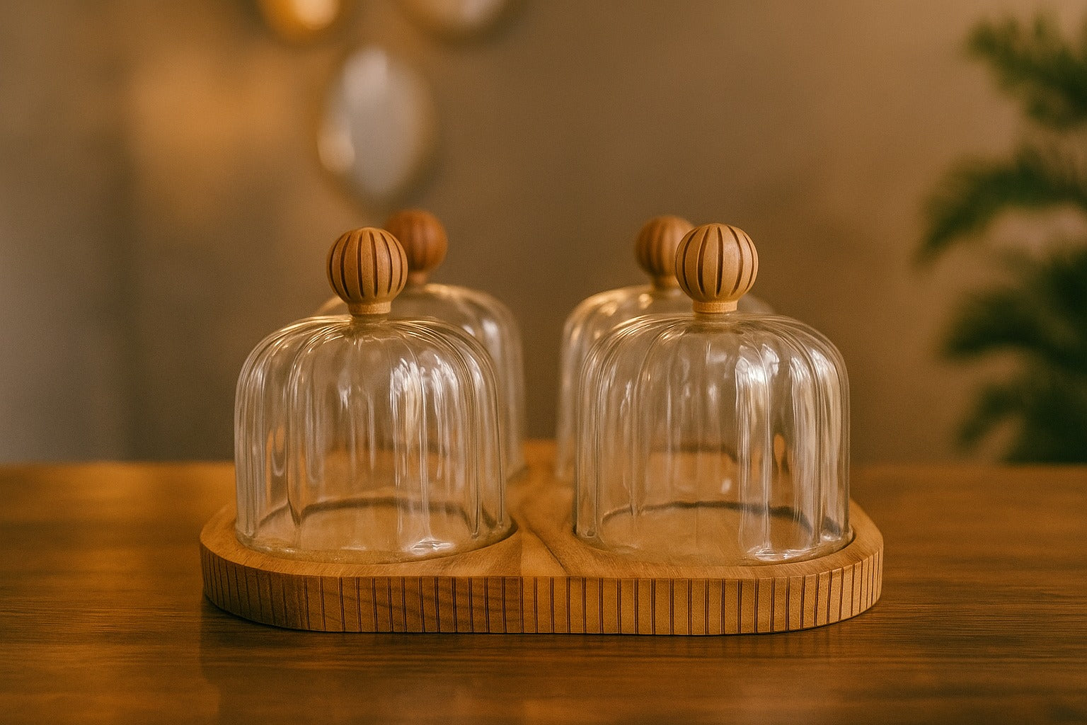 Izzhaar Quad Dome Platter – The Art of Refined Presentation