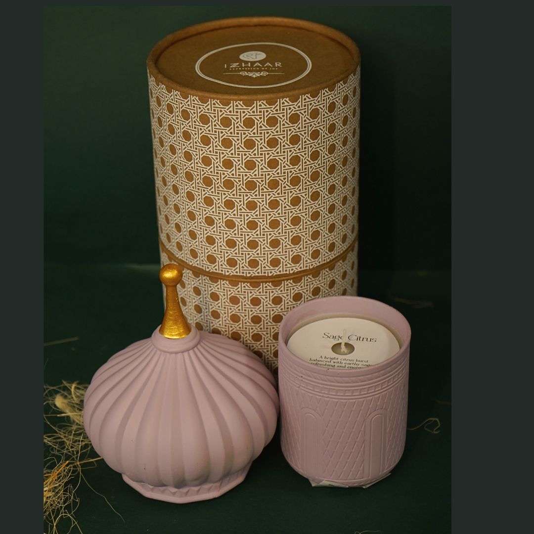 Enhabit Spire Ceramic Decorative Jar Small - Beige.