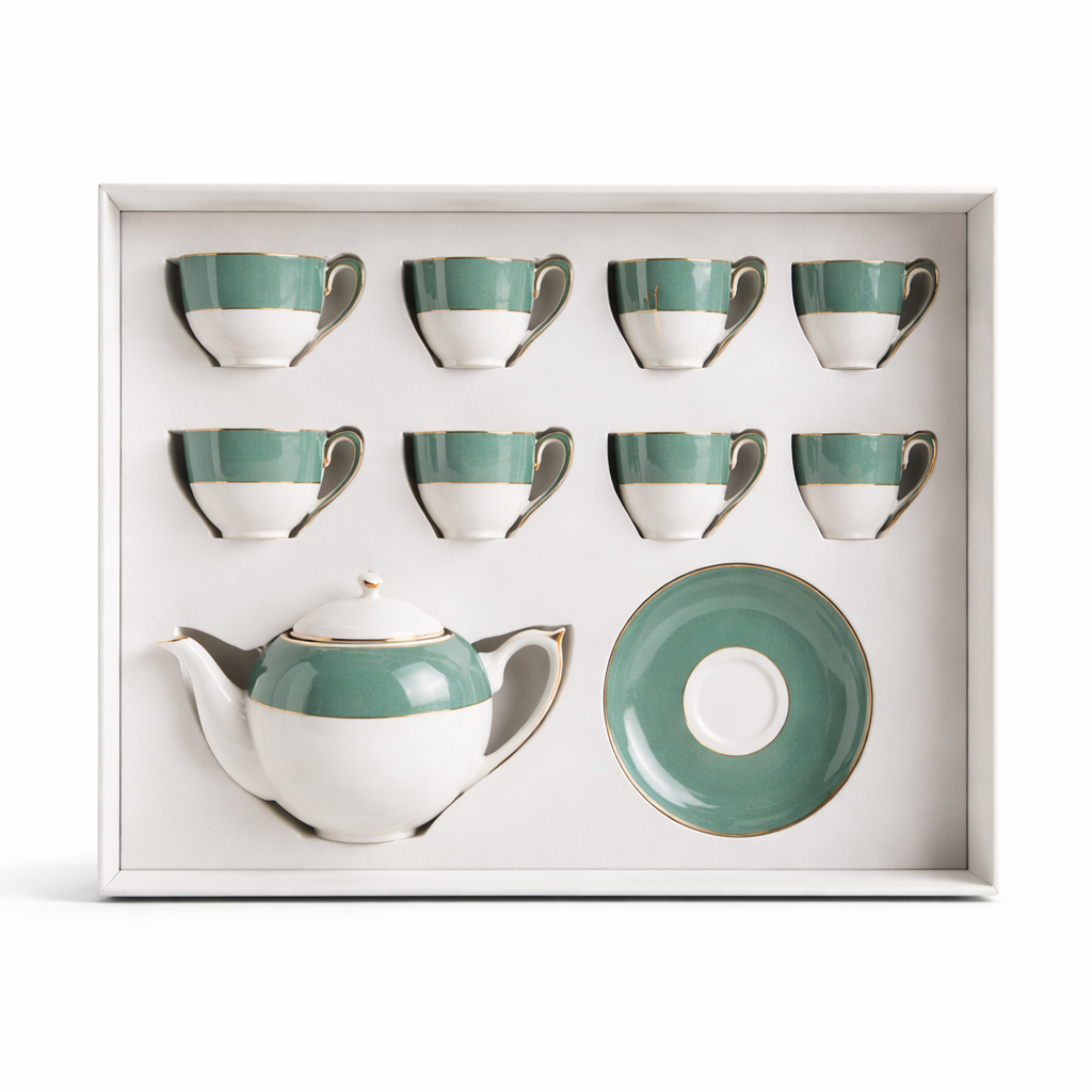 Izzhaar Emerald Tea Set.