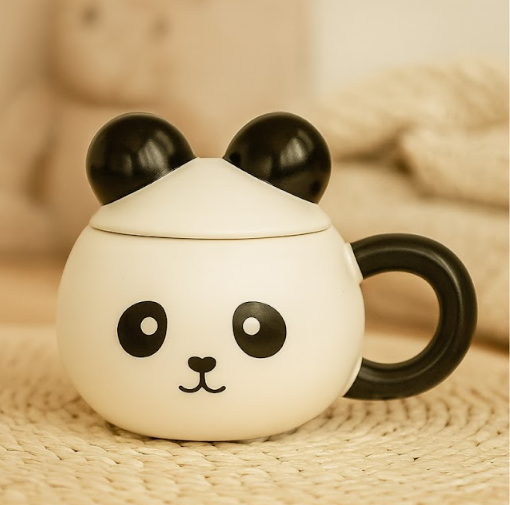 Izzhaar "Panda Pals" Cozy Mug with Lid