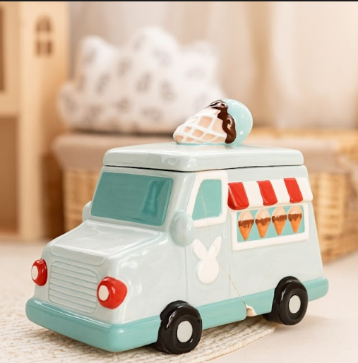 Izzhaar Sweet Scoops Ice-Cream Truck Jar