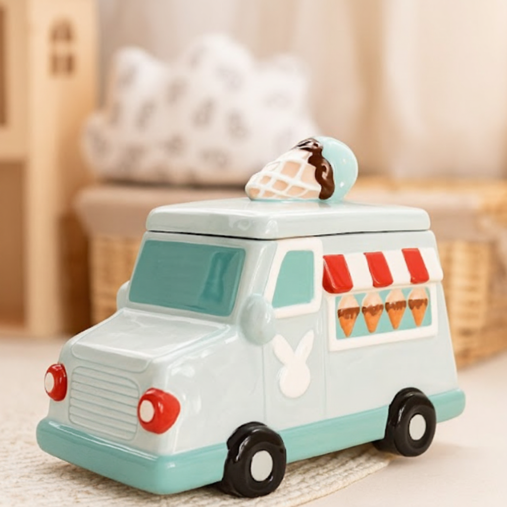 Izzhaar Sweet Scoops Ice-Cream Truck Jar