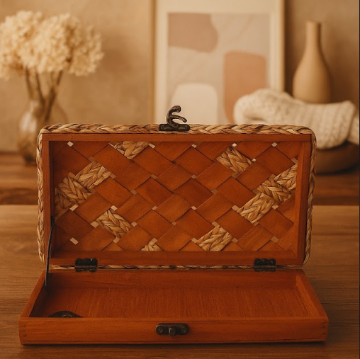 Izzhaar Handcrafted Woven Keepsake Box