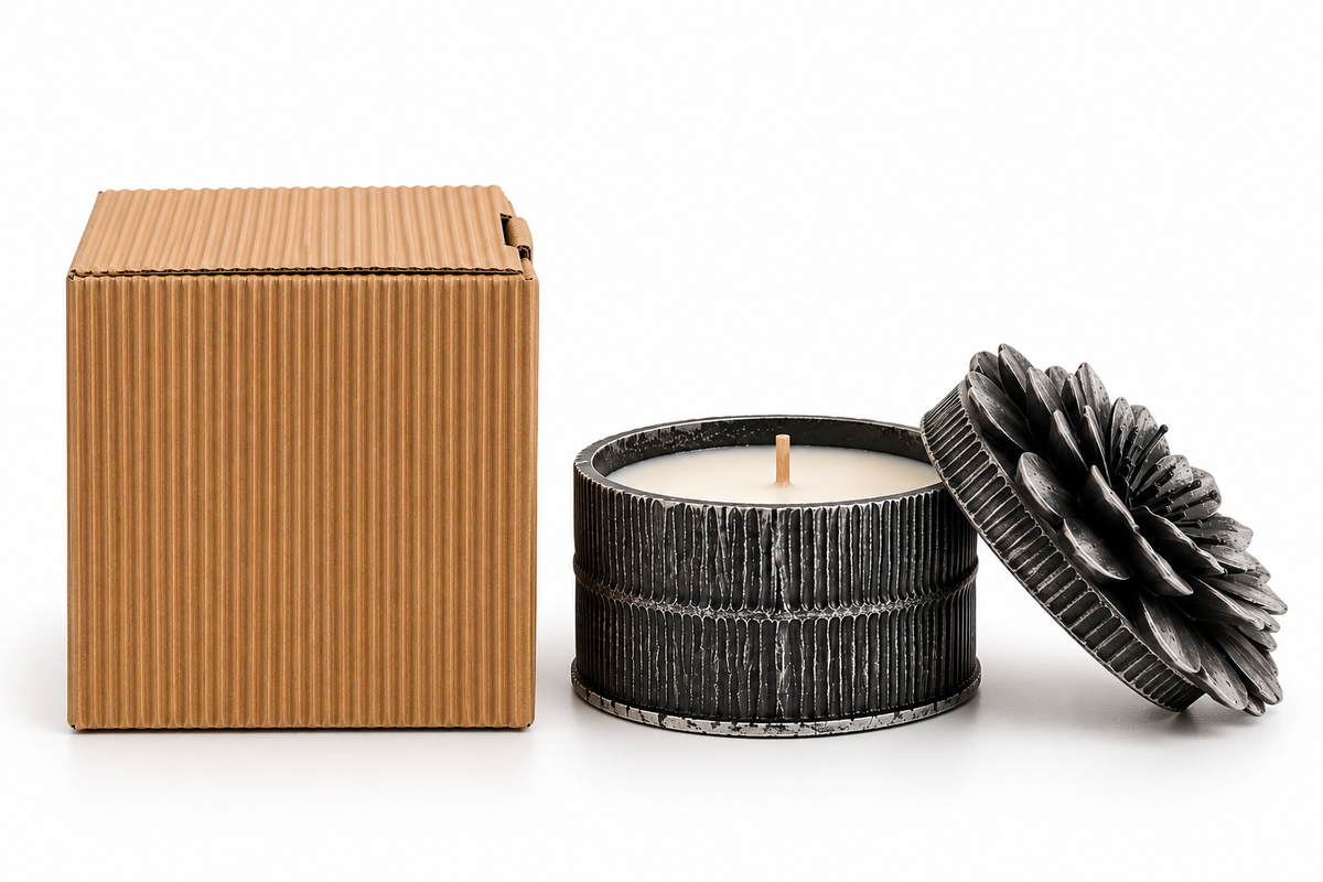 Izzhaar Black Hibiscus Scented Decorative Candle
