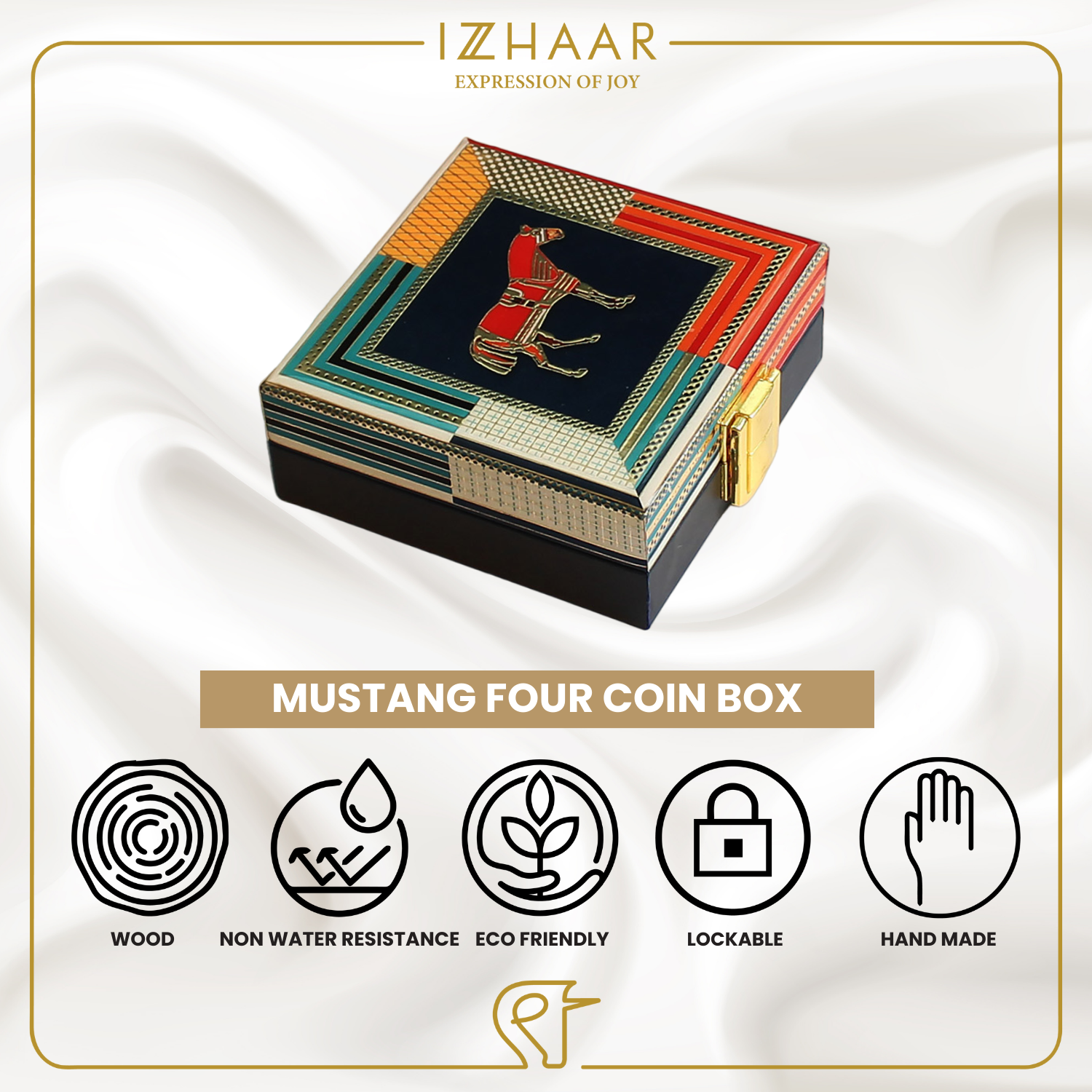 Mustang Four Coin Box