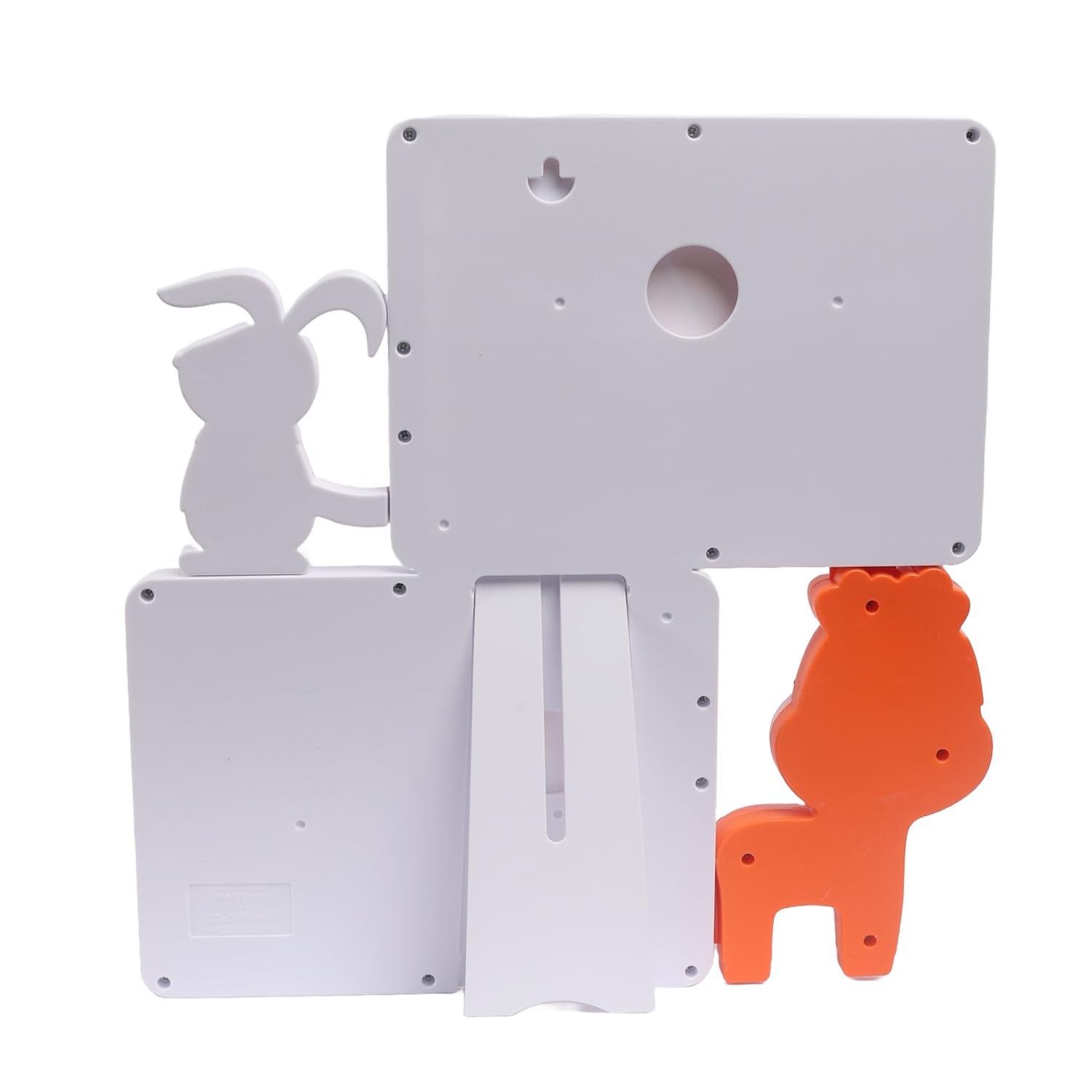 IZZHAAR Kids Room Decor: Cute Bunny Photo Frames with LOVE Stand & Figurines