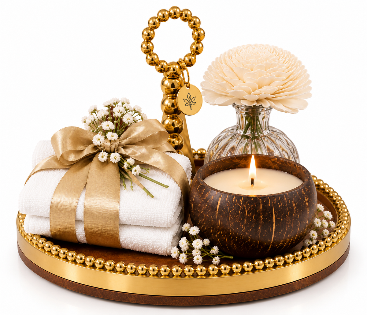 Izzhaar Coco Serenity Luxury Powder Room Hamper