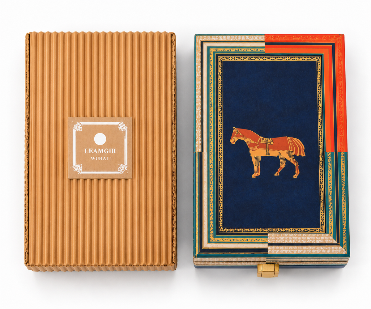 Izzhaar Mustang Horse Tea Storage Box