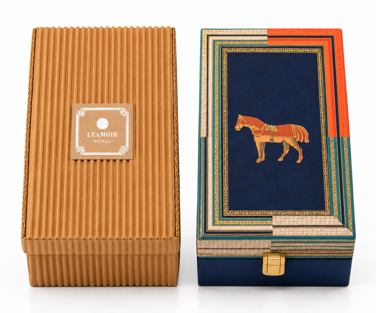 Izzhaar Mustang Horse Tea Storage Box