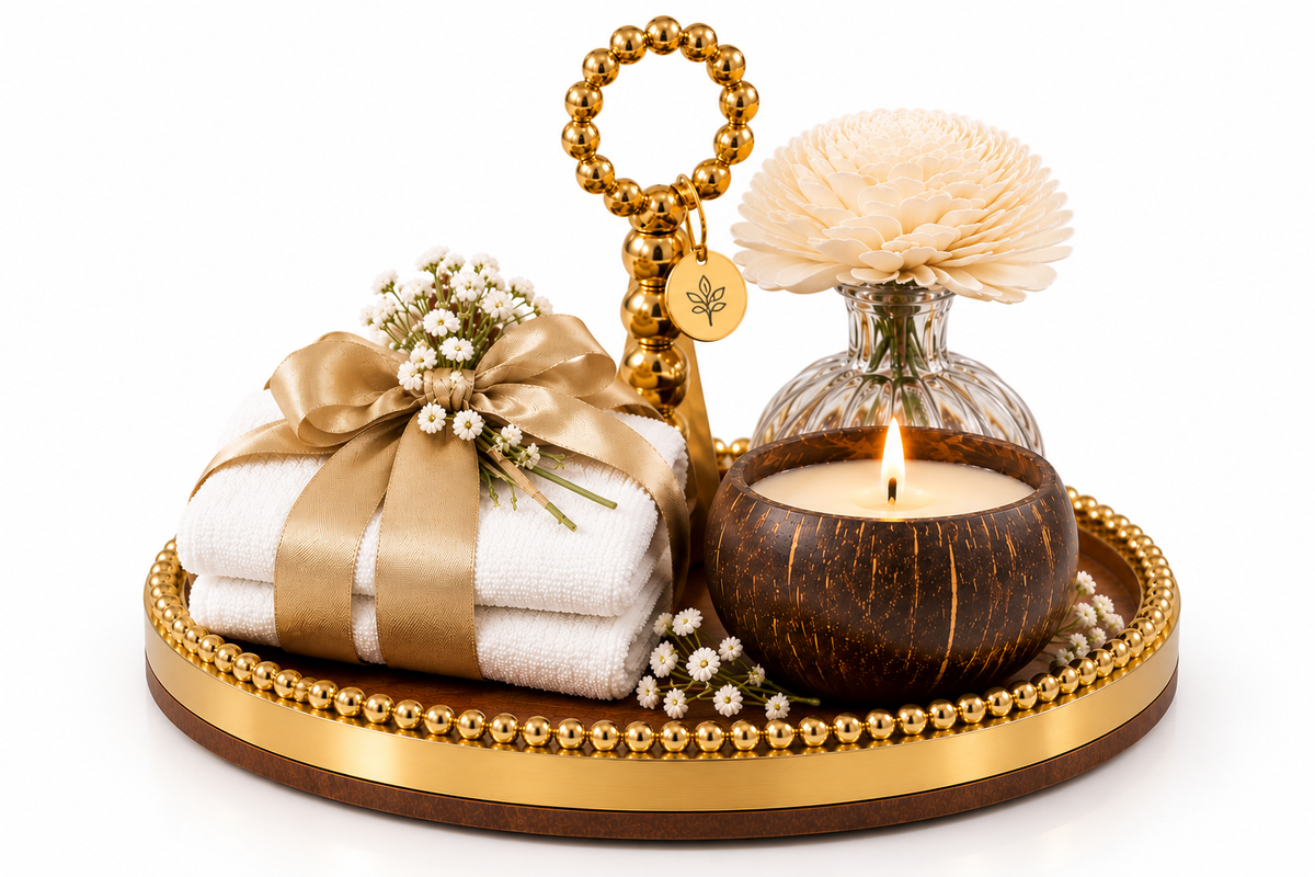 Izzhaar Coco Serenity Luxury Powder Room Hamper