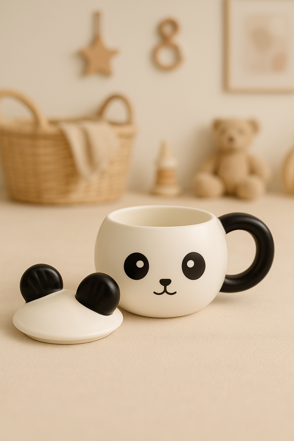 Izzhaar "Panda Pals" Cozy Mug with Lid