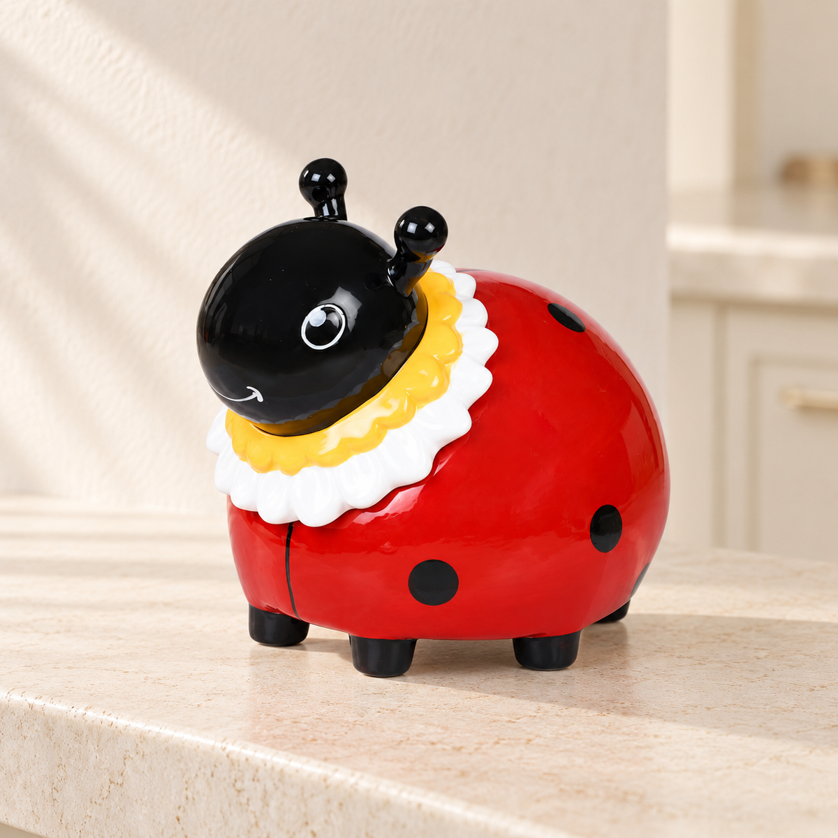 Izzhaar Coccinella Septempunctata Decorative Jar