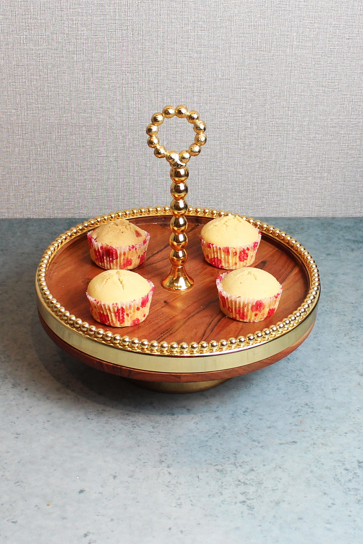 Golden Forest Serving Cake Stand