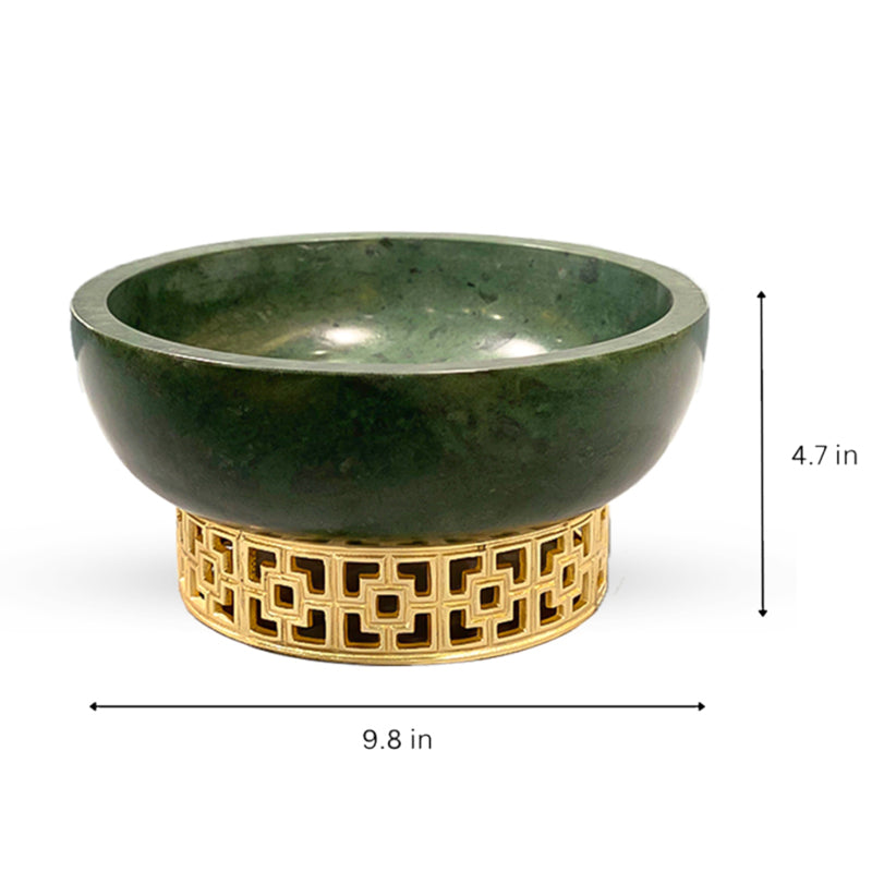 Green Garnet Bowl