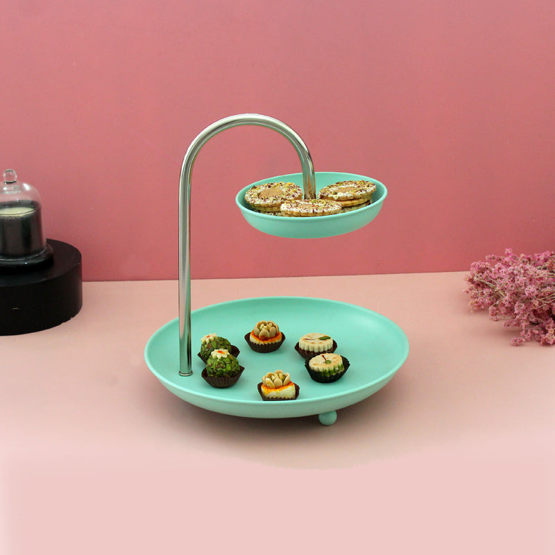 Zinn Vistosa 2 Tier Cake Stand