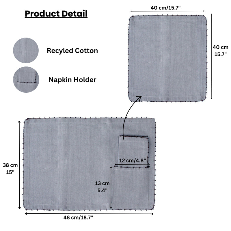 Amanat Table Placemat & Napkin(33*48/40*40cm)