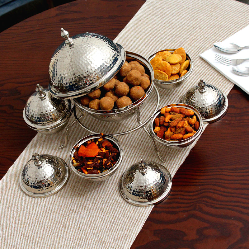 Tureen Zumra Bowls | Dates Pot Tray Set