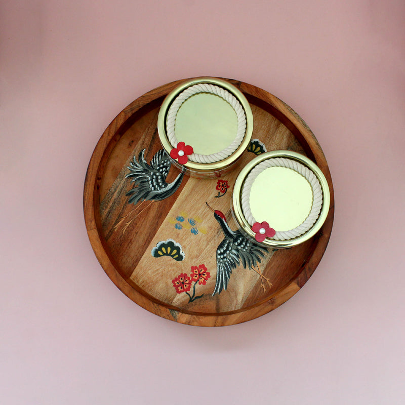 Timber Tales Hand Painted Tray